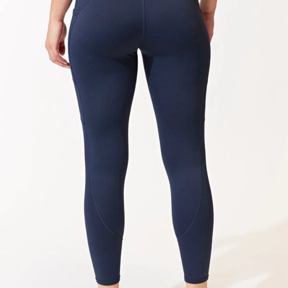 Threads for Thought Rita Pocket High Rise 7/8 Sport Legging 24" Navy, Size S - Picture 3 of 8